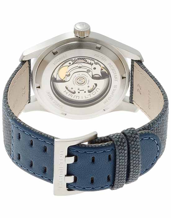 Hamilton H70605943 мужские часы застежка крупным планом