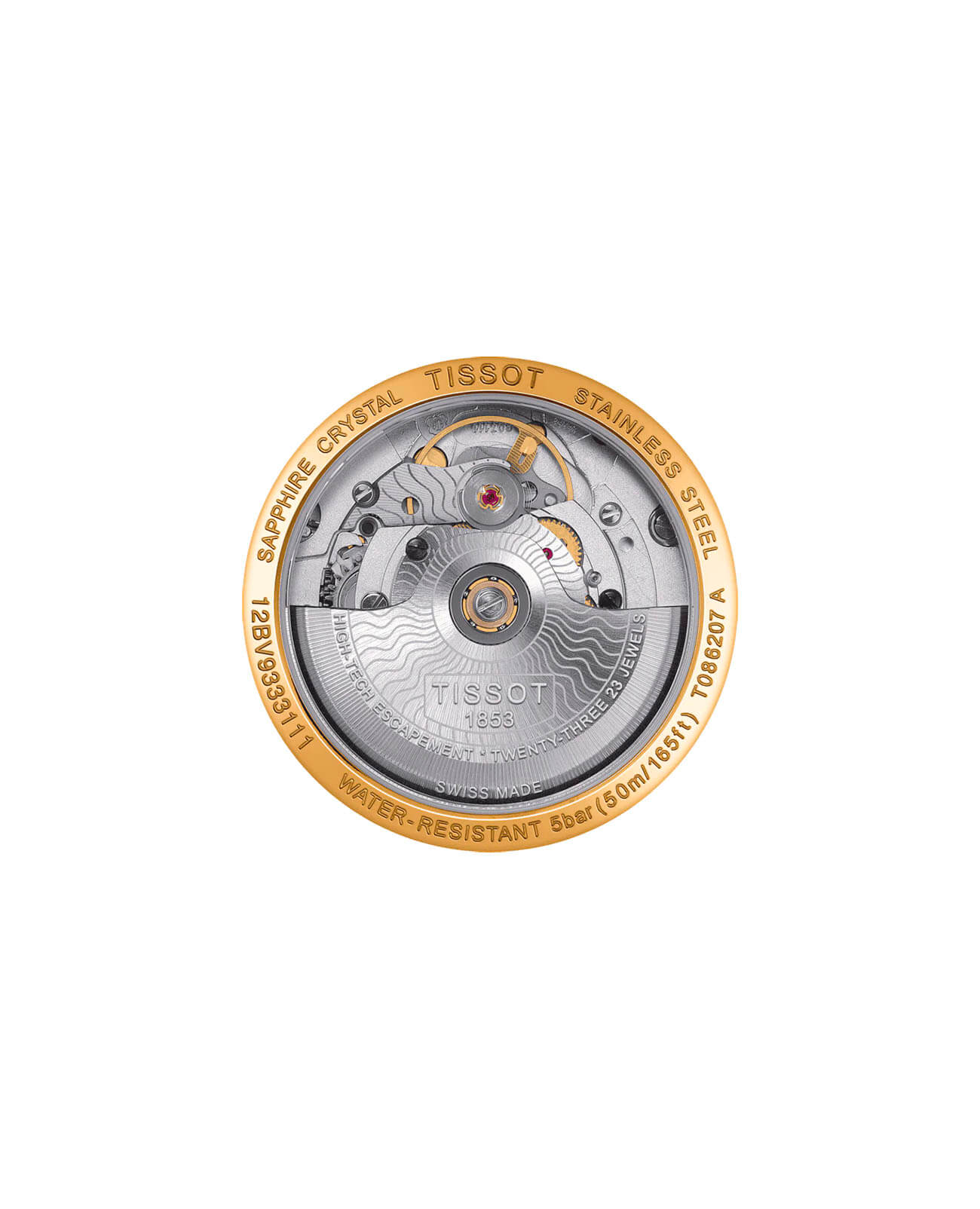 Tissot Tissot Luxury Powermatic 80 Lady T086.207.22.261.00 , наручные женские часы фото под углом