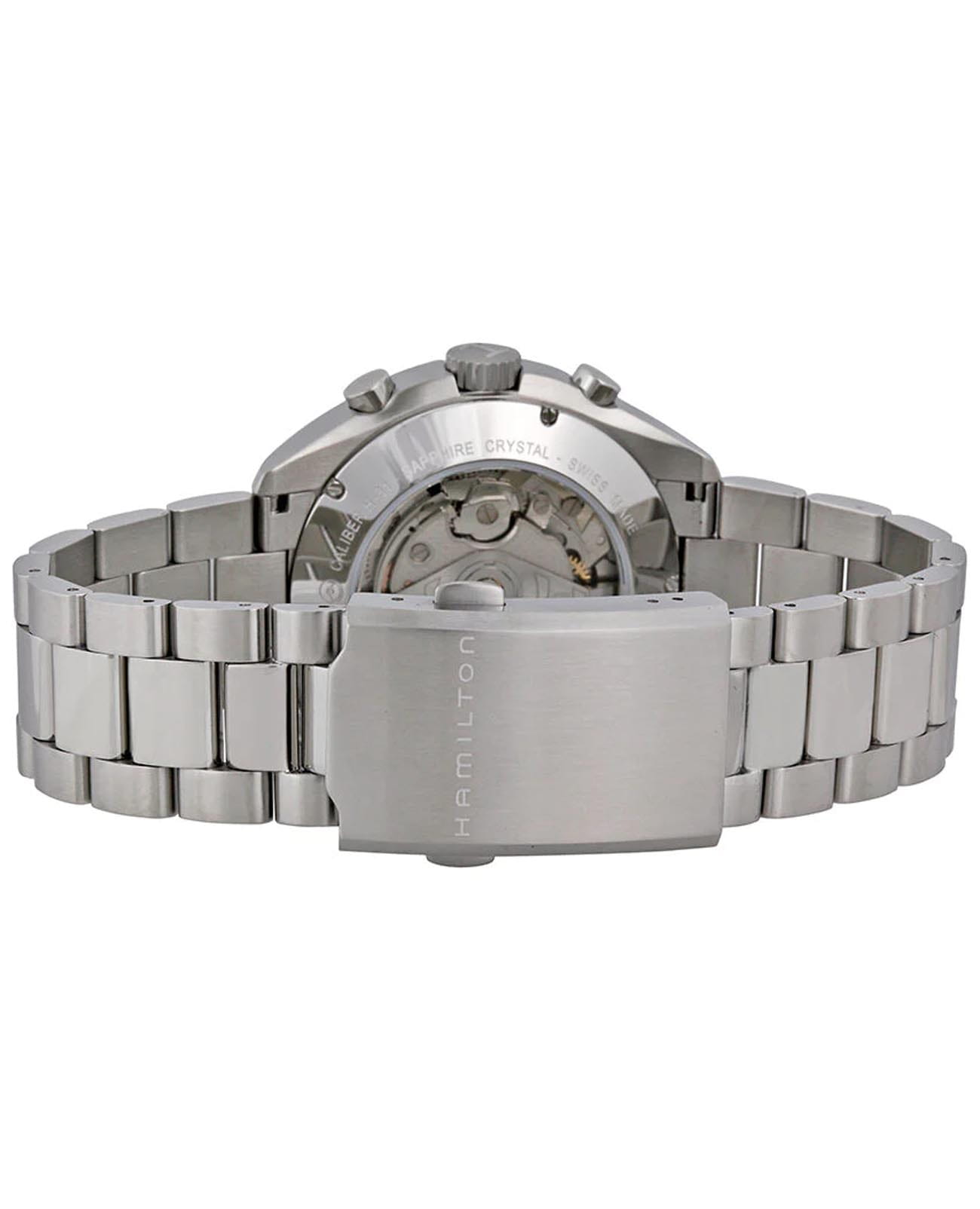 Hamilton Hamilton Khaki Aviation Pilot Pioneer Auto Chrono H76416155, khaki aviation швейцария мужские часы на браслете нержавеющая сталь боковой вид