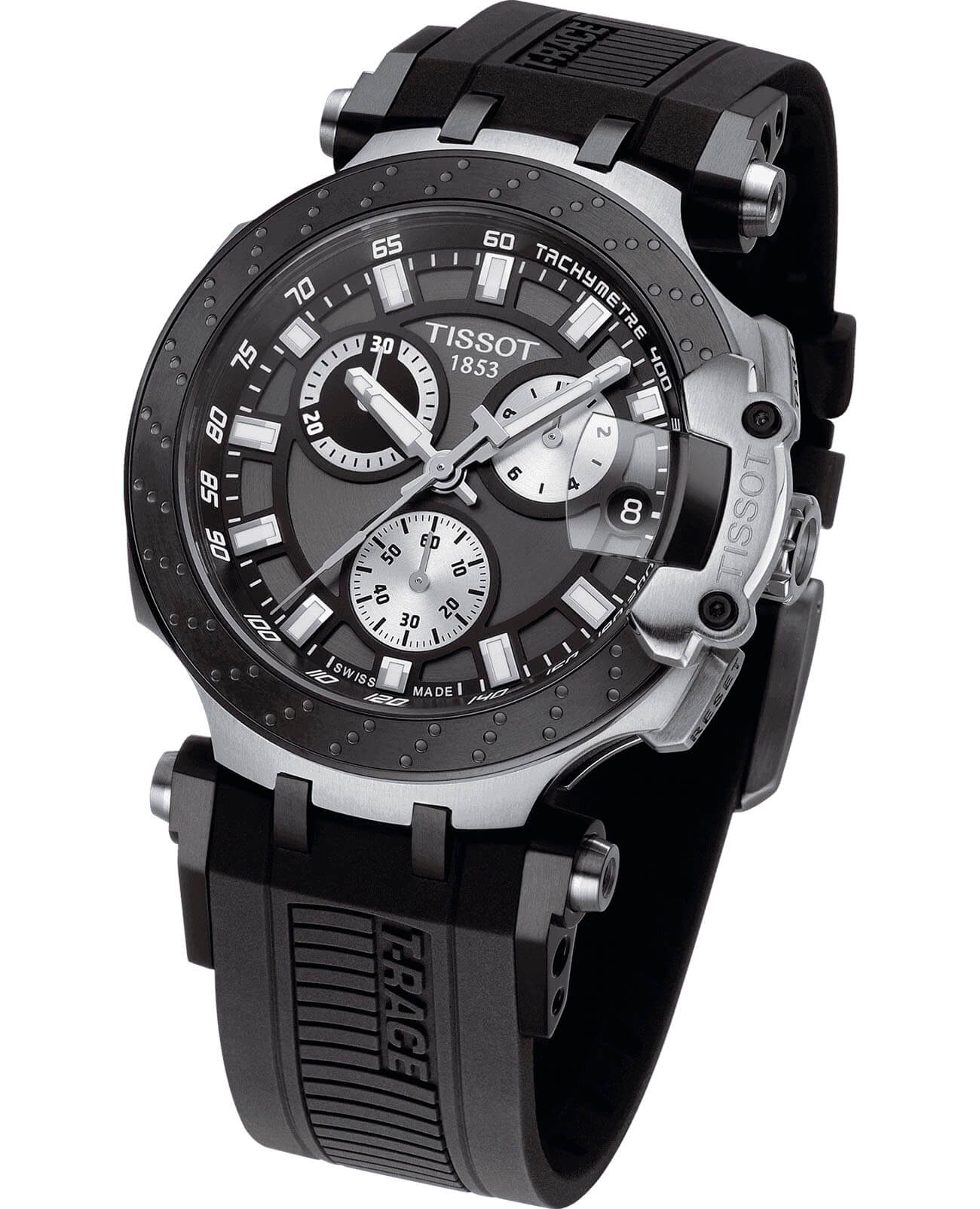 Tissot Tissot T-Race Chronograph T115.417.27.061.00 мужские часы черный циферблат на запястье