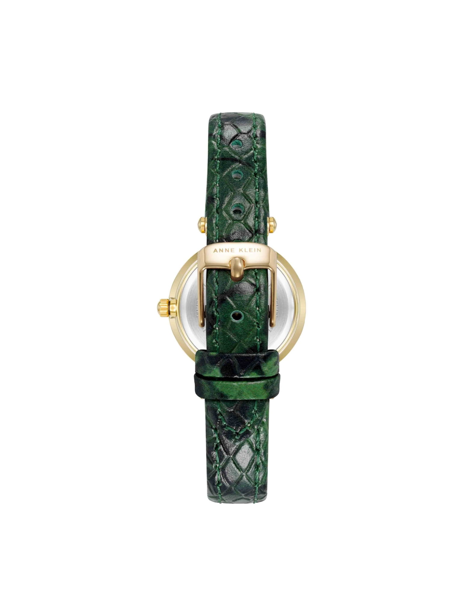 Anne Klein Anne Klein Consider It 5144CHGN,  сша женские часы на браслете кожаный боковой вид