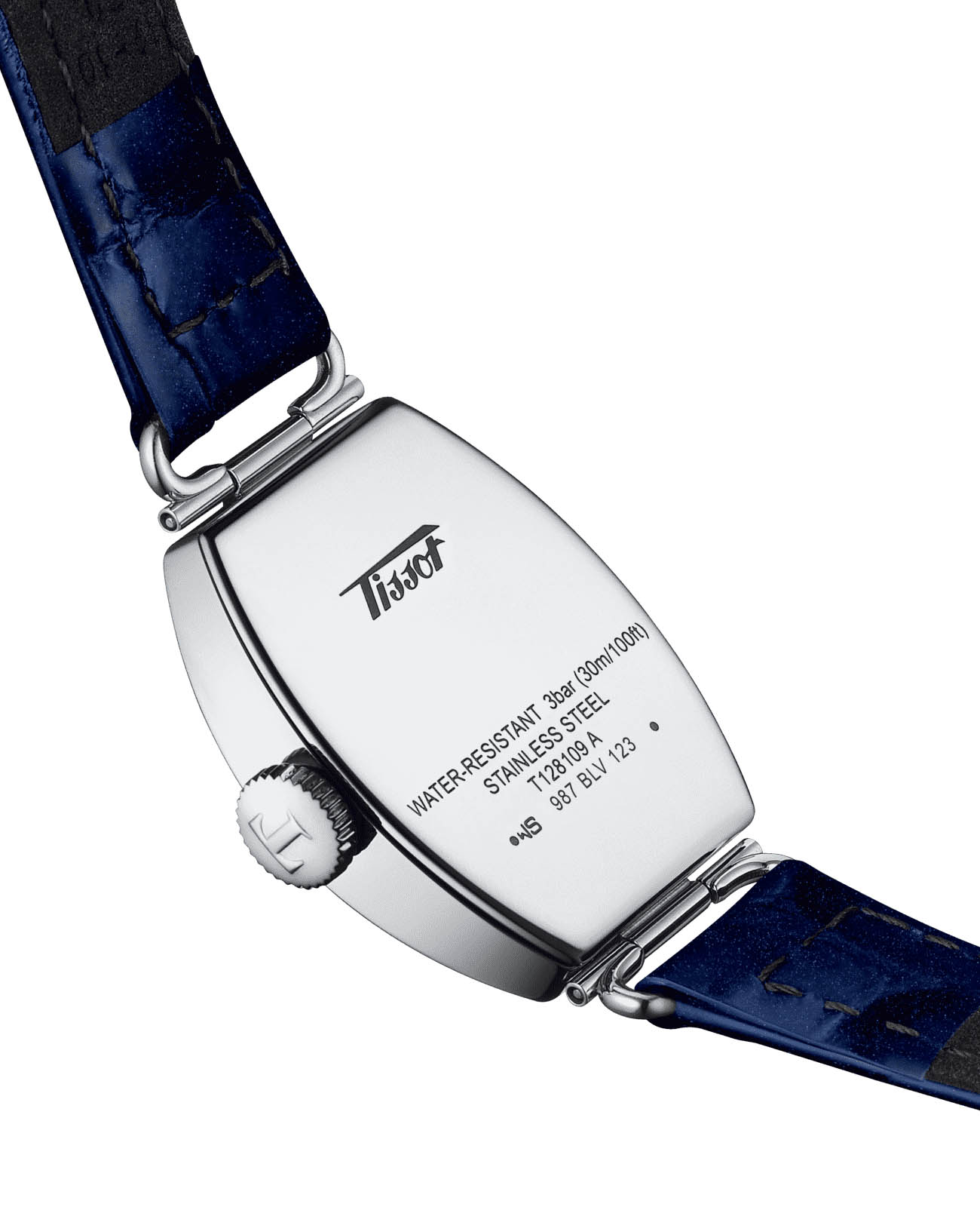 Tissot Tissot Heritage Porto T128.109.16.042.00 кварцевые женские часы часы крупный план синий циферблата