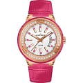 Jacques Lemans Jacques Lemans 1-1776G  1-1776G кварцевые женские часы  серый циферблат, браслет кожа + текстиль — вид спереди