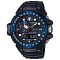 Casio Casio G-Shock GWN-1000B-1B  GWN-1000B-1B электронные мужские часы  черный циферблат, браслет силикон — вид спереди