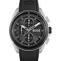 Hugo Boss Hugo Boss Volane HB1513953  HB1513953 кварцевые мужские часы  черный циферблат, браслет силикон — вид спереди