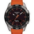 Tissot Tissot T-Touch Connect Sport T153.420.47.051.02 T Touch T1534204705102 кварцевые мужские часы  черный циферблат, браслет силикон — вид спереди