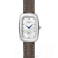 Longines Longines Equestrian Boucle L6.142.4.87.2  L61424872 кварцевые женские часы  перламутровый циферблат, браслет нержавеющая сталь — вид спереди