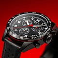 Tissot Tissot PRS 516 Chronograph T131.617.36.052.00 кварцевые мужские часы часы, крупный план черный циферблат