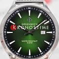 Greenwich Greenwich Helm GW 041.19.39 мужские часы зеленый циферблат на запястье