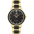 Beverly Hills Polo Club Beverly Hills Polo Club Quartz BP3602C.150  BP3602C.150 кварцевые женские часы  черный циферблат, браслет сталь + ip + керамика — вид спереди