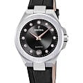 Festina Festina Mademoiselle F20701/5  F20701/5 кварцевые женские часы  черный циферблат, браслет кожаный — вид спереди