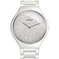 Rado Rado True Thinline R27007092  R27007092 кварцевые женские часы  белый циферблат, браслет высокотехнологичная керамика — вид спереди