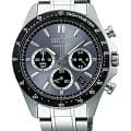 Seiko Seiko Spirit Chronograph SBTR027  SBTR027 кварцевые мужские часы  голубой циферблат, браслет нержавеющая сталь — вид спереди