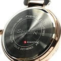Casio Casio Sheen SHE-3061SPG-7BUER кварцевые женские часы часы, крупный план шампань циферблат