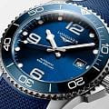 Longines Longines HydroConquest L3.781.4.96.9 механические мужские часы часы, крупный план синий циферблат