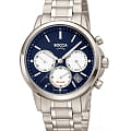 Boccia Titanium Boccia Titanium 3742-03  3742-03 кварцевые мужские часы  синий циферблат, браслет титановый — вид спереди