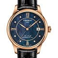 Tissot Tissot Le Locle Powermatic 80 Lady T006.407.36.126.00 Le Locle Automatic T0064073612600 механические женские часы  перламутровый циферблат, браслет кожаный — вид спереди
