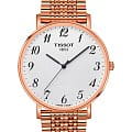 Tissot Tissot Everytime Large T109.610.33.032.00 Everytime T1096103303200 кварцевые мужские часы  белый циферблат, браслет сталь c pvd покрытием — вид спереди