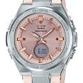 Casio Casio Baby-G MSG-S200-4A  MSG-S200-4AER кварцевые женские часы  розовый циферблат, браслет пластик — вид спереди