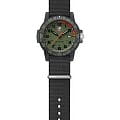 Luminox Luminox Leatherback Sea Turtle XS.0337 кварцевые мужские часы часы, крупный план зеленый циферблат