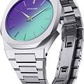 D1 Milano D1 Milano Ultra Thin Chromo Sync UTBJ43 женские часы синий циферблат на запястье