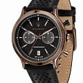 Maserati Maserati Legend R8871638001  R8871638001 кварцевые мужские часы  черный циферблат, браслет кожаный — вид спереди