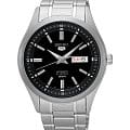 Seiko Seiko 5 Sports SNKN89K1S  SNKN89K1S  мужские часы  черный циферблат, браслет  — вид спереди