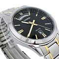 Casio MTP-1381G-1A наручные мужские часы застежка крупным планом