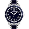 Anne Klein Anne Klein Metals 3953NVSV  3953NVSV кварцевые женские часы  синий циферблат, браслет нержавеющая сталь — вид спереди