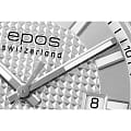 Epos  Epos Sportive 3443.132.20.18.75  швейцарские мужские часы на браслете кожаный боковой вид