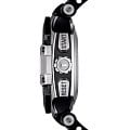 Tissot Tissot T-Race MotoGP Automatic Chronograph T115.427.27.057.00 механические мужские часы часы, крупный план черный циферблат