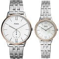 Часы Fossil Rye His and Her Multifunction Stainless Steel Watch Set FS5562SET