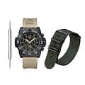 Luminox XS.3590.NSF.SET наручные мужские часы застежка крупным планом