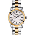 Tissot Tissot T-Wave T112.210.22.113.00 T Wave T1122102211300 кварцевые женские часы  перламутровый циферблат, браслет сталь c pvd покрытием — вид спереди