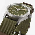 Hamilton Hamilton Khaki Field Quartz 33mm H69301960 мужские часы зеленый циферблат на запястье