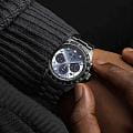 Seiko Seiko Prospex Speedtimer SSC935P1 кварцевые мужские часы часы, крупный план синий циферблат