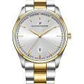 Jacques Philippe Jacques Philippe Odina JPQGS627328  JPQGS627328 кварцевые мужские часы  серебристый циферблат, браслет нержавеющая сталь с pvd-покрытием — вид спереди