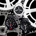 Casio Casio G-Shock GA-500-7A g-shock японские мужские часы на браслете полимер боковой вид