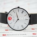 Obaku Obaku  Leather  V283GXBWRB-DIB мужские часы белый циферблат на запястье