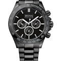 Hugo Boss Hugo Boss Ikon HB1512961  HB1512961 кварцевые мужские часы  черный циферблат, браслет нержавеющая сталь — вид спереди