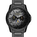 Armani Exchange Armani Exchange Banks AX1738  AX1738 кварцевые мужские часы  серый циферблат, браслет сталь с ip покрытием — вид спереди