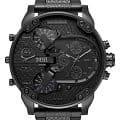 Diesel Diesel Mr. Daddy 2.0 DZ7468  DZ7468 кварцевые мужские часы  черный циферблат, браслет нержавеющая сталь с ip-покрытием — вид спереди