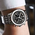 Breitling Breitling Navitimer B02 Chronograph 41 Cosmonaute PB02301A1B1A1 navitimer швейцарские мужские часы на браслете нержавеющая сталь боковой вид