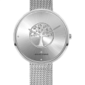Jacques Lemans Jacques Lemans Design Collection 1-2092O  1-2092O кварцевые женские часы  серебристый циферблат, браслет нержавеющая сталь — вид спереди