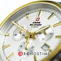 Swiss Military by Chrono Swiss Military by Chrono Sports Chronograph SM34107.15  — задняя крышка сталь металл корпуса швейцарские часы