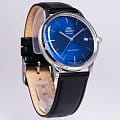 Orient Orient Automatic AC0000DD механические мужские часы часы, крупный план синий циферблат