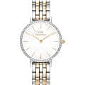 Daniel Wellington Daniel Wellington Petite DW00100665  DW00100665 кварцевые женские часы  белый циферблат, браслет сталь c pvd покрытием — вид спереди