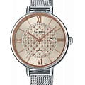 Casio Casio Sheen SHE-4059M-4A  SHE-4059M-4A кварцевые женские часы  шампань циферблат, браслет нержавеющая сталь — вид спереди
