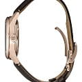 Seiko Seiko Presage Sharp Edged Series SPB170 механические мужские часы часы, крупный план коричневый циферблат