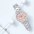 Casio Casio Sheen SHE-3516D-4A  наручные женские часы фото под углом.
